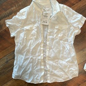 Llbean button up shirt